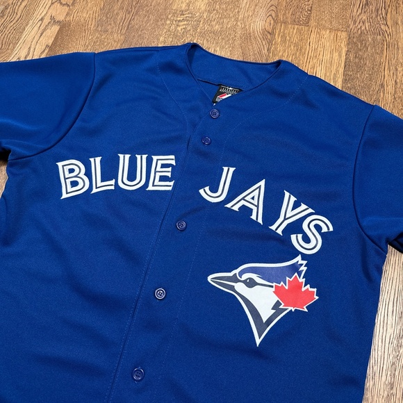 Vintage Y2K Majestic Toronto Blue Jays Josh Johnson 55 Baseball Jersey Mens M - Picture 3 of 11